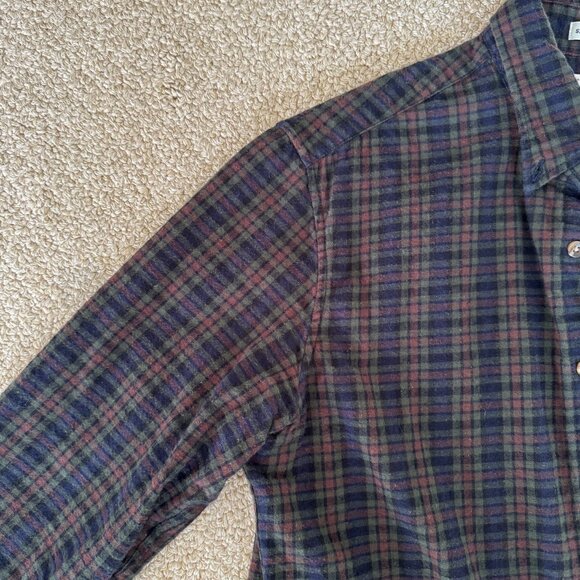 J Crew Button Down Flannel - Slim Medium - Picture 3 of 4
